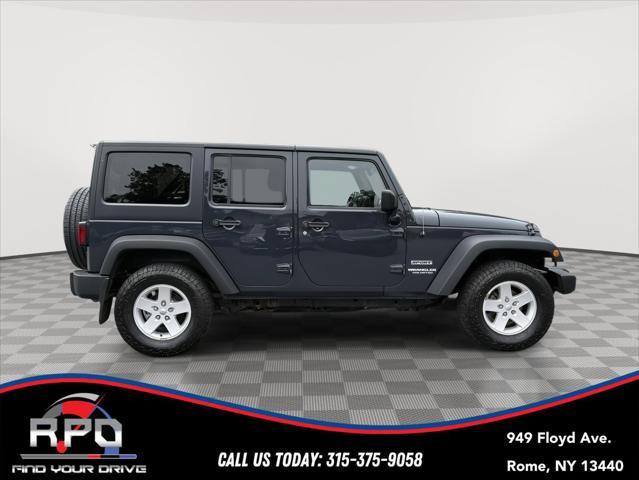 used 2017 Jeep Wrangler Unlimited car, priced at $22,101