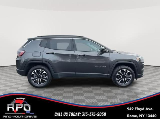 used 2022 Jeep Compass car, priced at $21,989