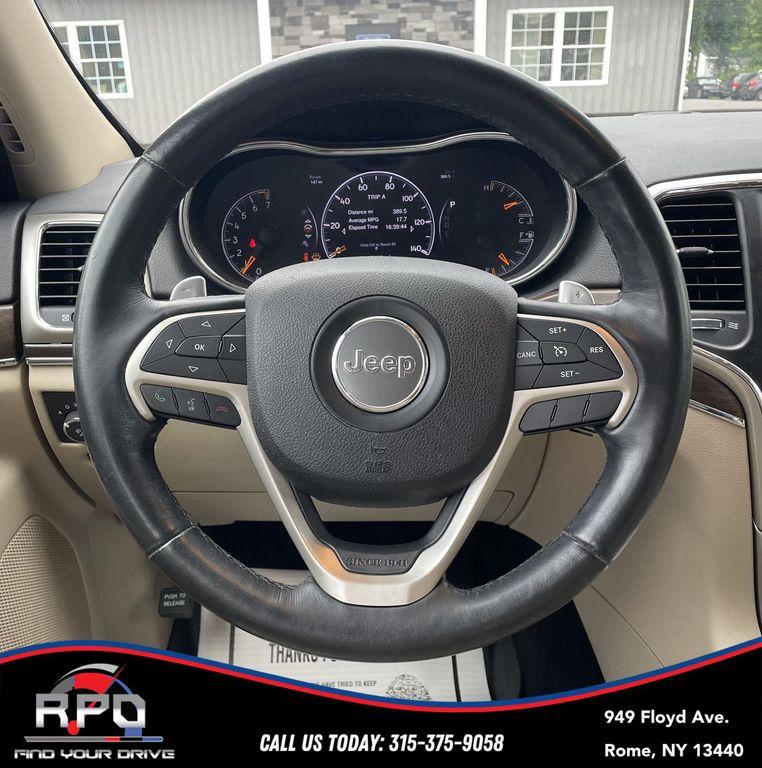 used 2015 Jeep Grand Cherokee car, priced at $15,588