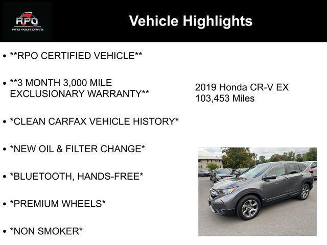 used 2019 Honda CR-V car, priced at $18,950