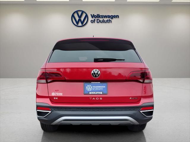 new 2024 Volkswagen Taos car, priced at $32,393