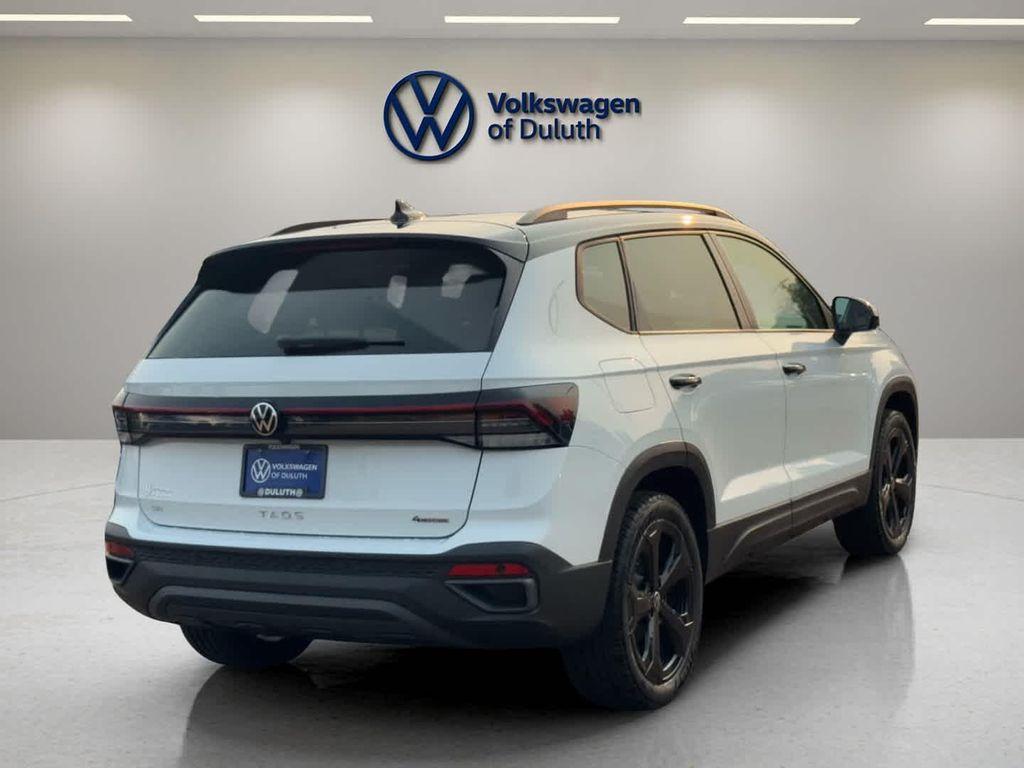 new 2025 Volkswagen Taos car, priced at $33,096