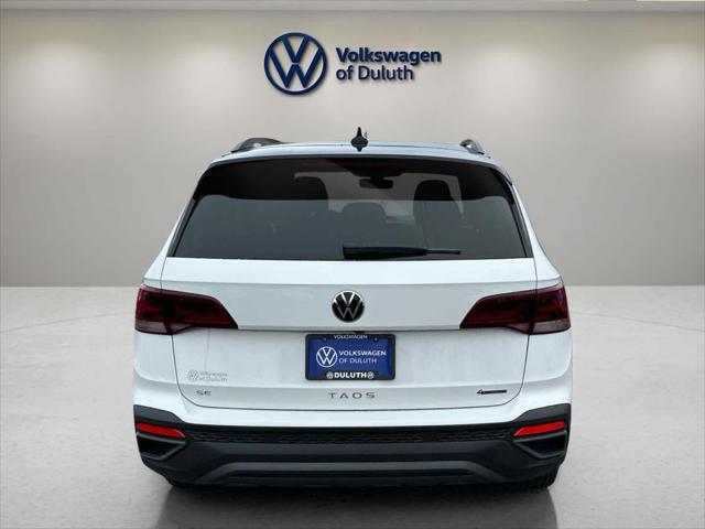 new 2024 Volkswagen Taos car, priced at $34,873