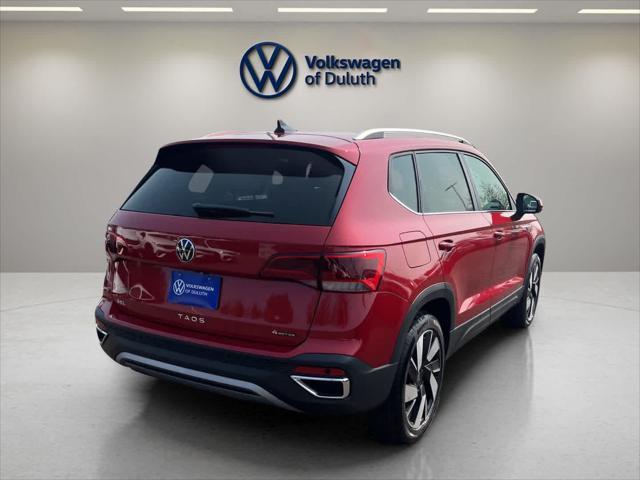 new 2024 Volkswagen Taos car, priced at $35,355