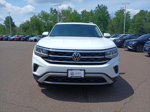used 2021 Volkswagen Atlas car, priced at $33,999
