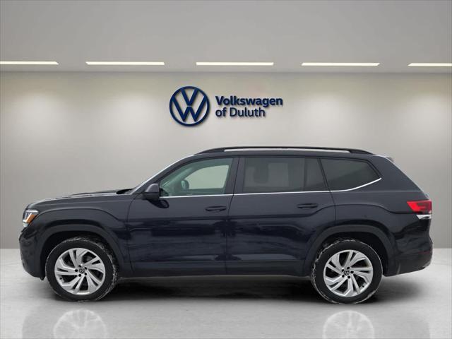 used 2021 Volkswagen Atlas car, priced at $24,499