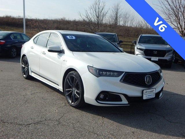 used 2018 Acura TLX car, priced at $19,000