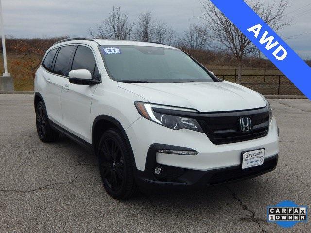 used 2021 Honda Pilot car, priced at $27,500