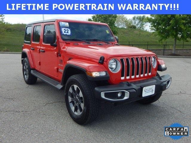 used 2022 Jeep Wrangler Unlimited car, priced at $33,998