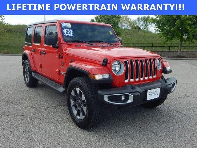 used 2022 Jeep Wrangler Unlimited car, priced at $35,689
