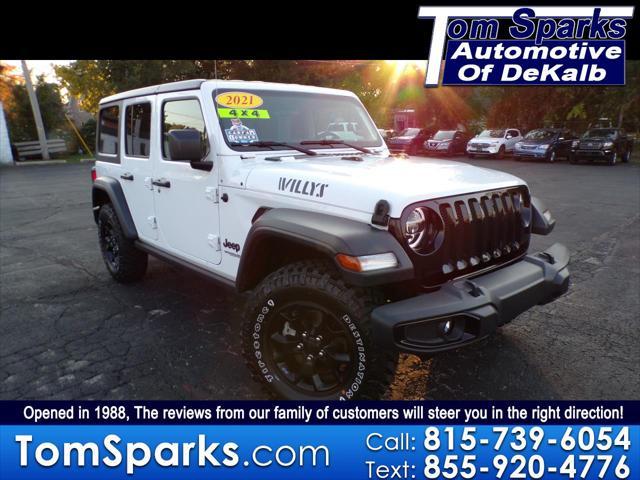 used 2021 Jeep Wrangler car, priced at $34,995