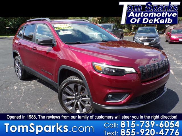 used 2021 Jeep Cherokee car, priced at $25,495