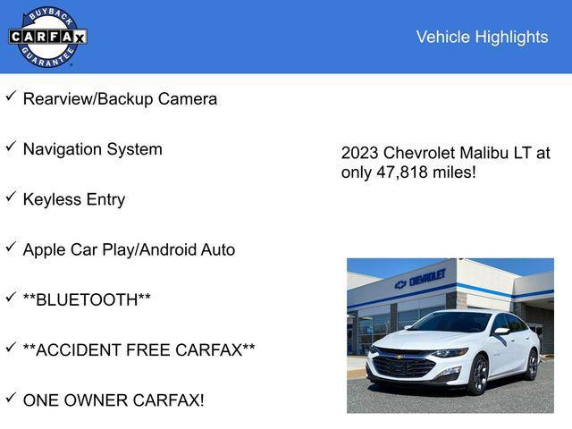 used 2023 Chevrolet Malibu car, priced at $19,588