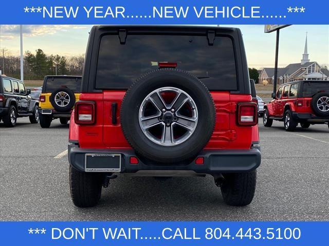 used 2021 Jeep Wrangler Unlimited car, priced at $32,000