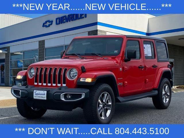 used 2021 Jeep Wrangler Unlimited car, priced at $31,500