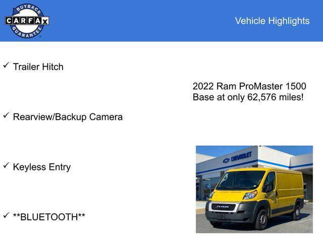 used 2022 Ram ProMaster 1500 car, priced at $30,788