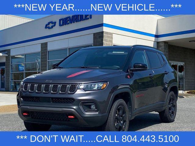 used 2023 Jeep Compass car, priced at $24,600