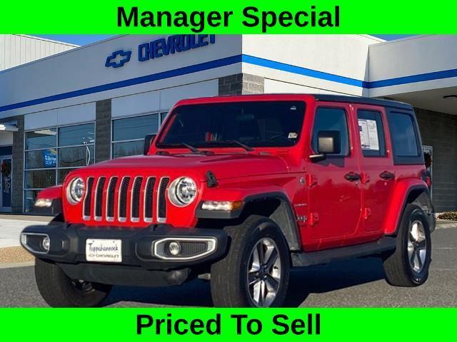 used 2021 Jeep Wrangler Unlimited car, priced at $32,800
