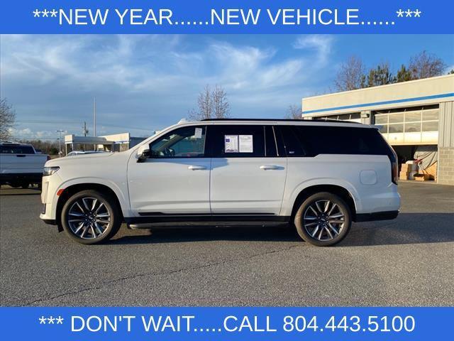 used 2021 Cadillac Escalade ESV car, priced at $63,400