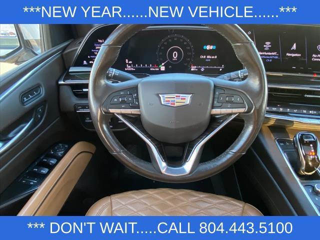 used 2021 Cadillac Escalade ESV car, priced at $63,400