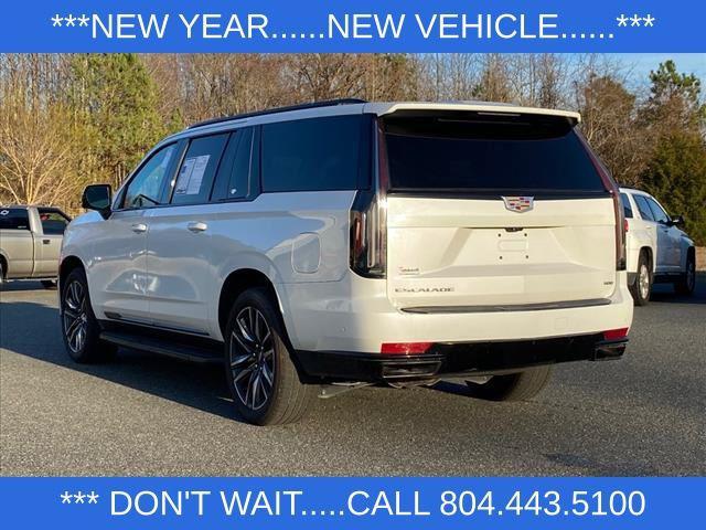 used 2021 Cadillac Escalade ESV car, priced at $63,400