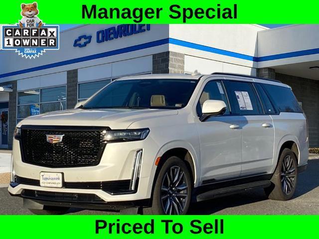 used 2021 Cadillac Escalade ESV car, priced at $58,800