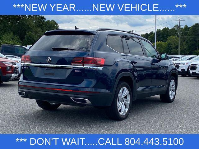 used 2021 Volkswagen Atlas car, priced at $24,800