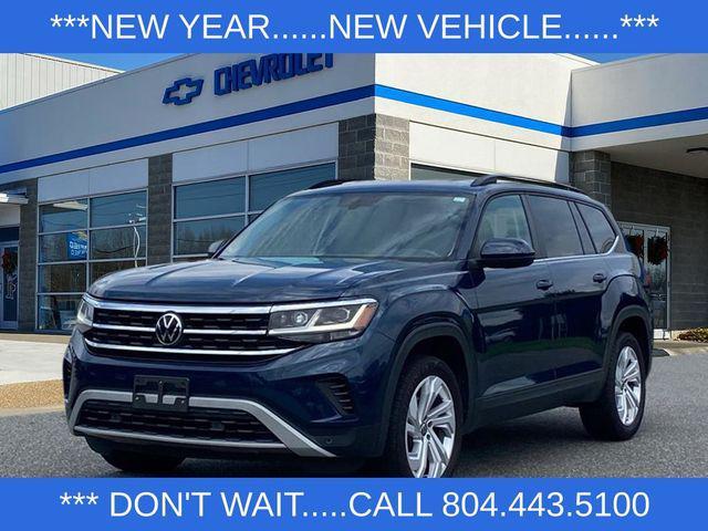 used 2021 Volkswagen Atlas car, priced at $25,500