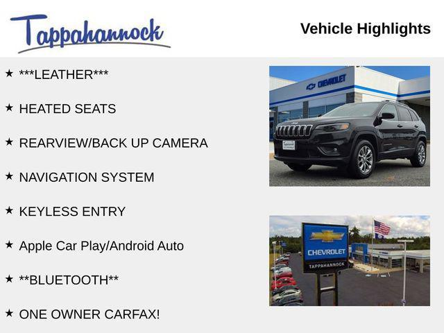 used 2019 Jeep Cherokee car, priced at $16,500