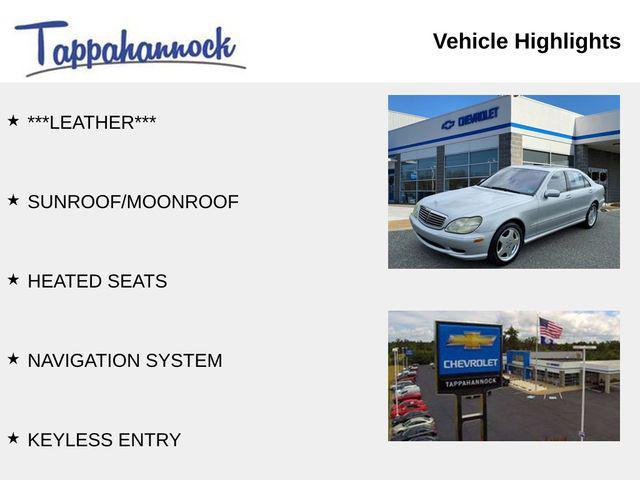 used 2002 Mercedes-Benz S-Class car, priced at $9,900