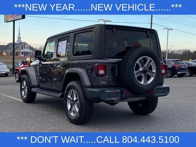 used 2021 Jeep Wrangler Unlimited car, priced at $31,800