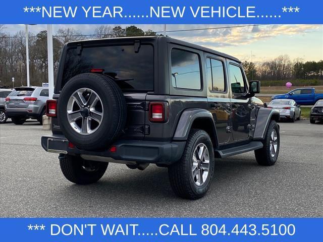 used 2021 Jeep Wrangler Unlimited car, priced at $31,800