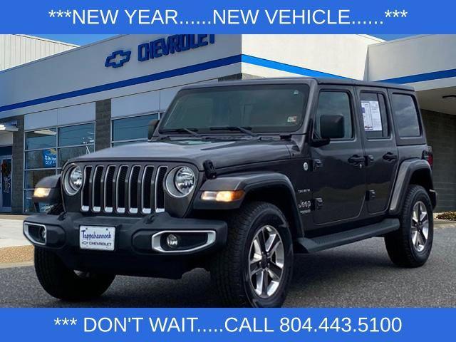 used 2021 Jeep Wrangler Unlimited car, priced at $31,800