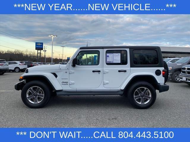 used 2021 Jeep Wrangler Unlimited car, priced at $30,200