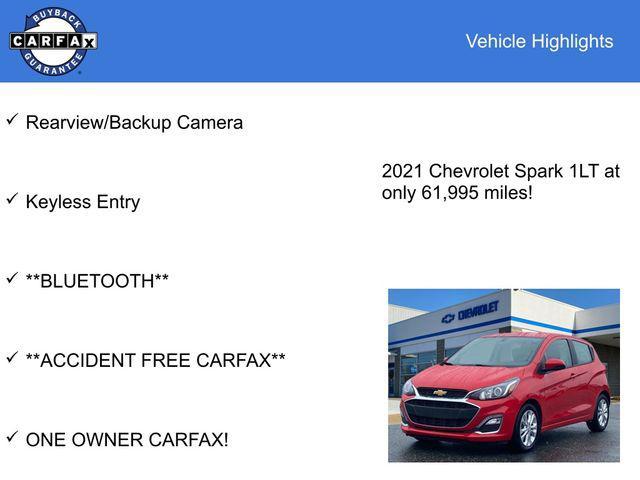 used 2021 Chevrolet Spark car, priced at $13,200