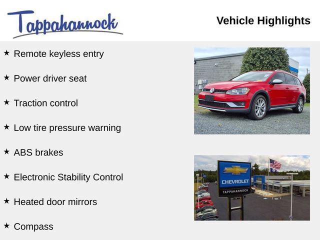 used 2017 Volkswagen Golf Alltrack car, priced at $11,000