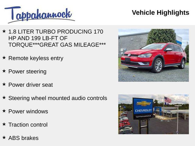 used 2017 Volkswagen Golf Alltrack car, priced at $12,000