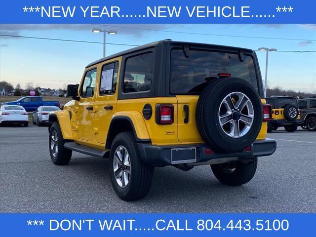 used 2021 Jeep Wrangler Unlimited car, priced at $32,000