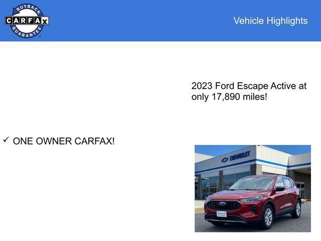 used 2023 Ford Escape car, priced at $23,389