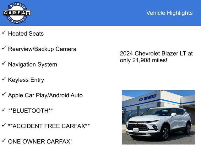 used 2024 Chevrolet Blazer car, priced at $31,488