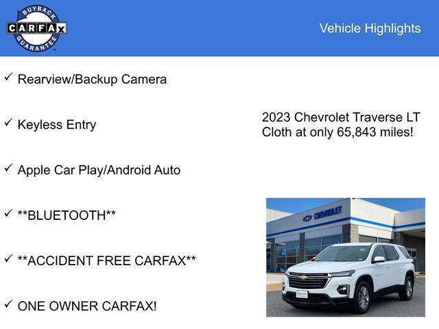 used 2023 Chevrolet Traverse car, priced at $24,700