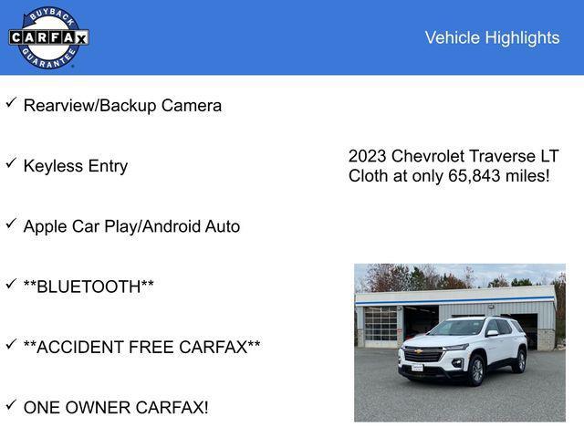 used 2023 Chevrolet Traverse car, priced at $25,488