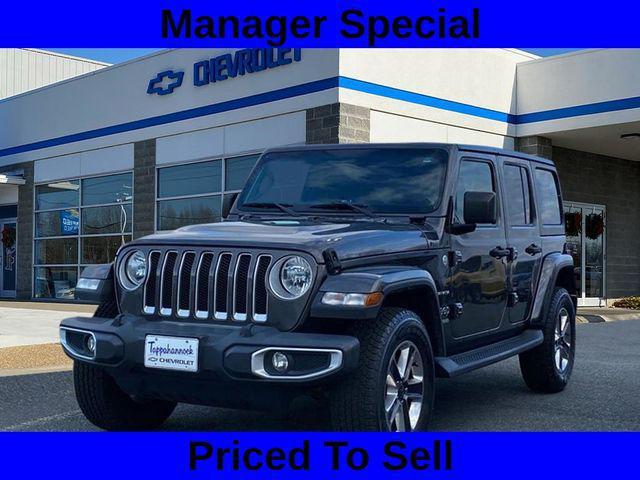 used 2021 Jeep Wrangler Unlimited car, priced at $26,500