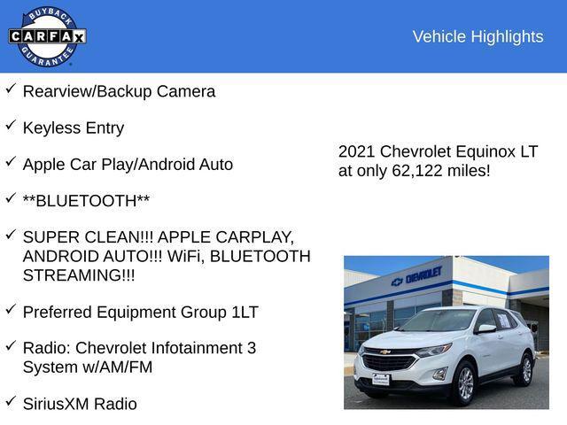 used 2021 Chevrolet Equinox car, priced at $19,988