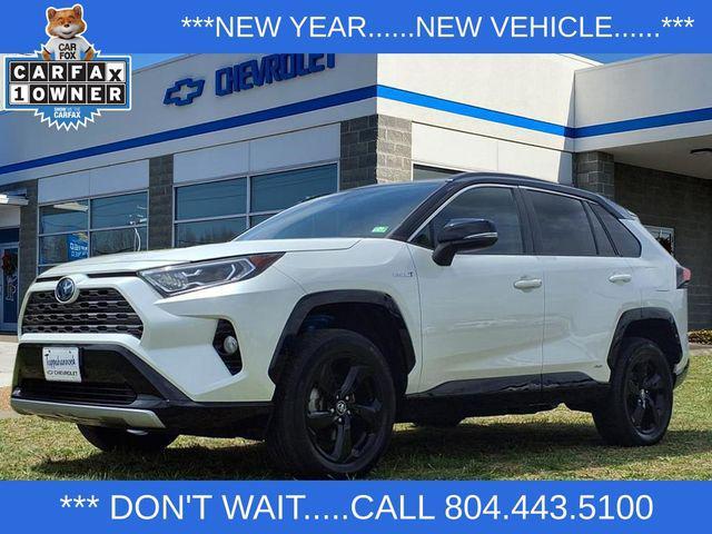 used 2021 Toyota RAV4 Hybrid car, priced at $29,800