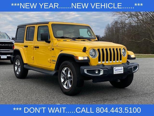 used 2021 Jeep Wrangler Unlimited car, priced at $32,400