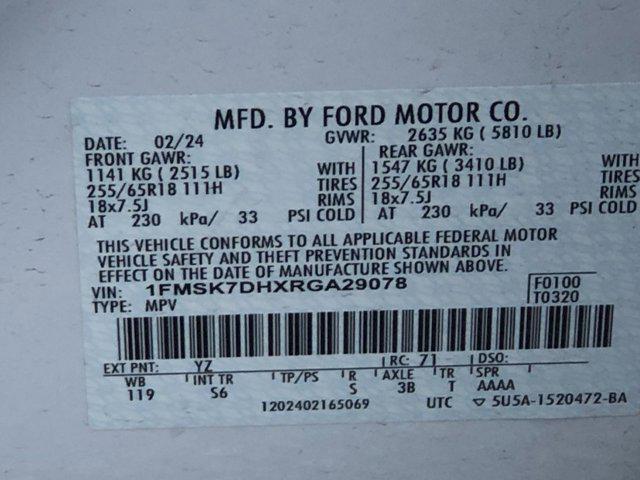 used 2024 Ford Explorer car, priced at $31,977