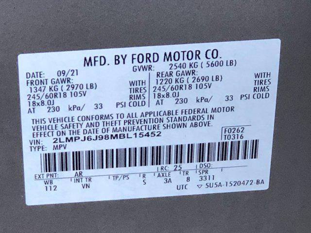 used 2021 Lincoln Nautilus car, priced at $28,977