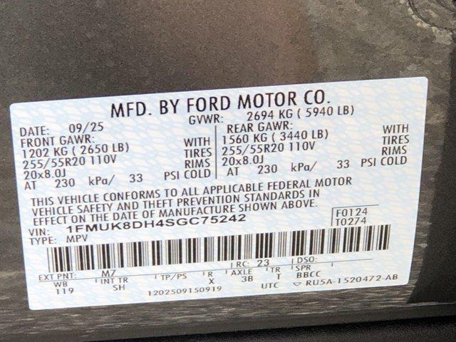 new 2025 Ford Explorer car, priced at $44,977