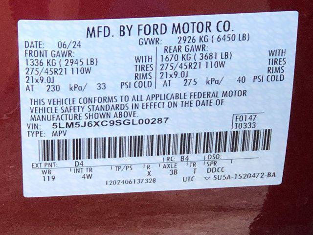 used 2025 Lincoln Aviator car, priced at $53,977